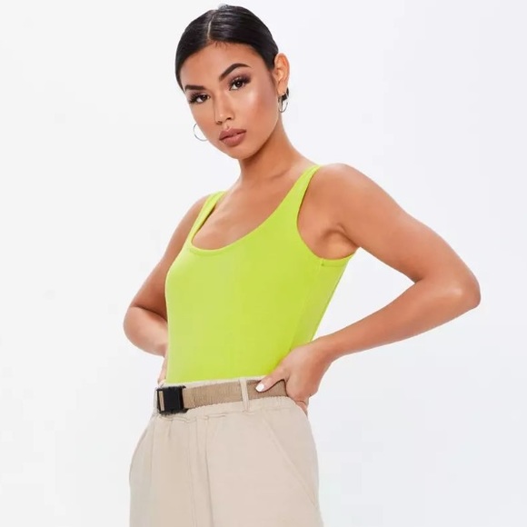NWT Neon Lime Bodysuit - Picture 1 of 7